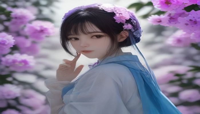 落花网新手使用指南封面图，天蓝色调设计，清晰展示平台功能导航与内容分类界面